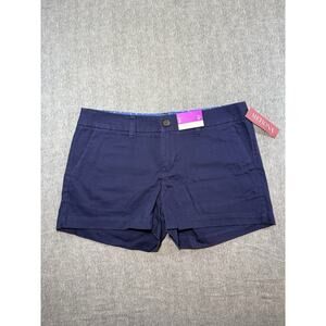 NEW Merona Women’s Shorts-Size 8/3inch Inseam/Xavier Navy Blue/Button